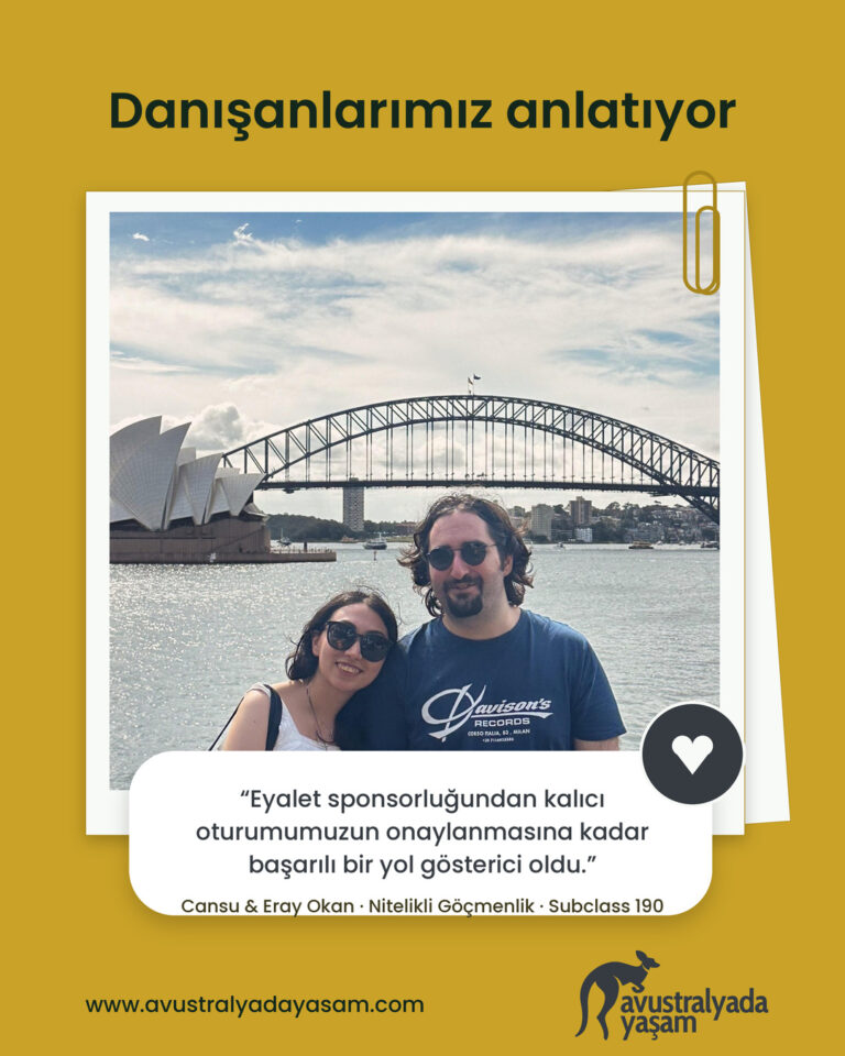 Cansu ve Eray Okan — Avustralya 190 eyalet sponsorluğu başarı hikâyesi