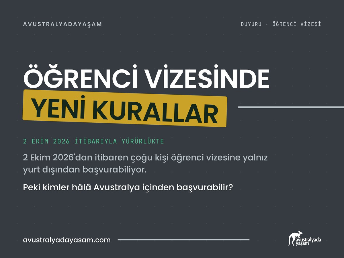 Öğrenci vizesinde yeni kurallar: 2 Ekim 2026 itibarıyla çoğu kişi öğrenci vizesine yalnız yurt dışından başvurabiliyor